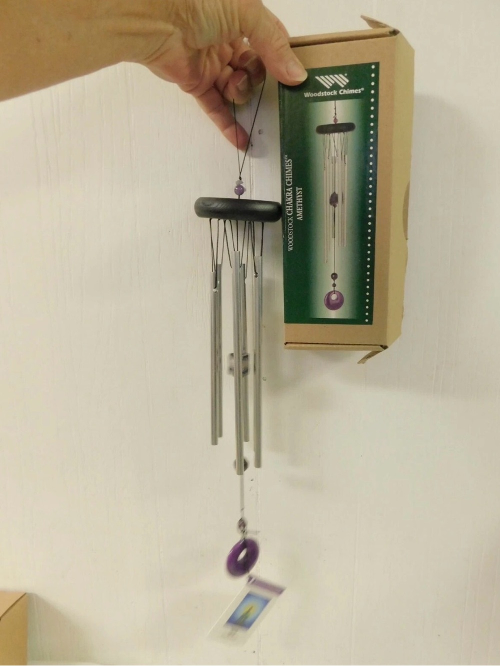 Purple Accent Wind Chime - Home Accentwoodstock Chakra Windchimes